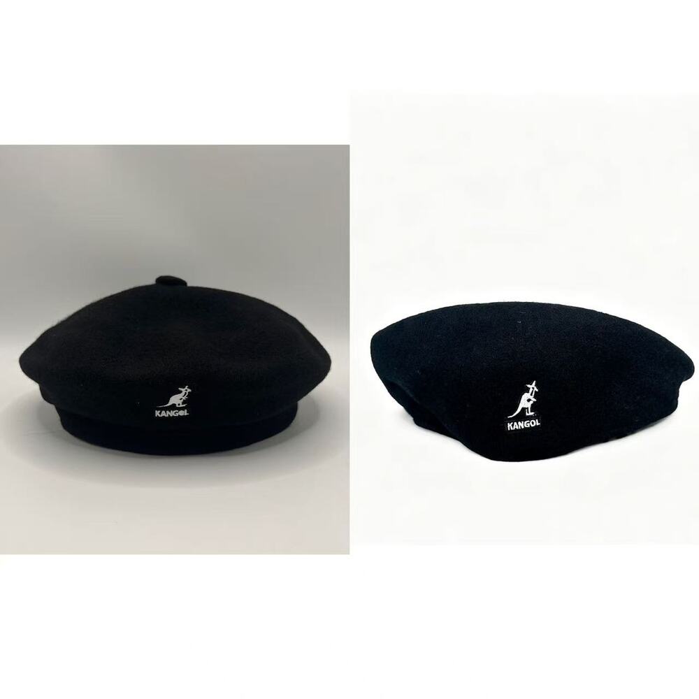 KANGOL Premium Thick Beret & Pumpkin Beret Hat Set